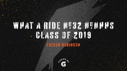 WHAT A RIDE #32 #NHHS CLASS OF 2019