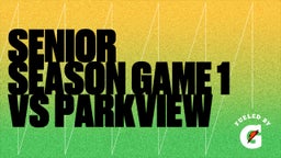 Ismael Hdabe's highlights Senior Season Game 1 VS Parkview