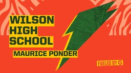 Maurice Ponder's highlights Wilson High School