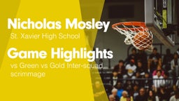 Game Highlights vs Green vs Gold Inter-squad scrimmage