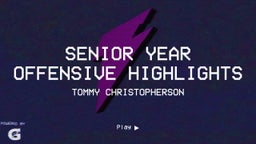 Senior Year Offensive Highlights