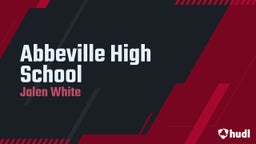 Jalen White's highlights Abbeville High School