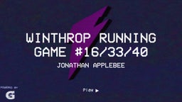 Jonathan Applebee's highlights Winthrop Running game #16/33/40