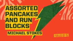 Assorted pancakes and run blocks
