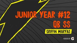 Junior Year #12 QB SS