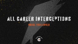 All Career Interceptions