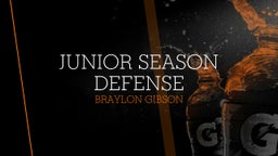 Junior Season Defense 