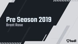 Pre Season 2019