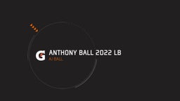 Anthony Ball 2022 LB