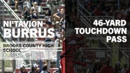 46-yard Touchdown Pass vs Irwin County High