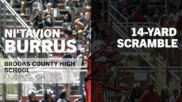 14-yard Scramble vs Clinch County 