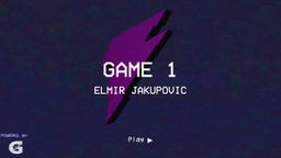 Elmir Jakupovic's highlights Game 1