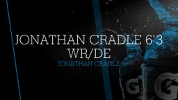 Jonathan cradle 6'3 wr/de