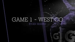 Ryan Marks's highlights Game 1 - West Co