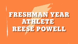 Freshman Year Athlete 