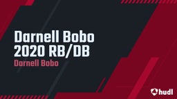 Darnell Bobo 2020 RB/DB