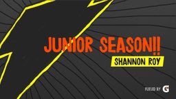 Junior Season!!