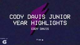 Cody Davis junior year highlights