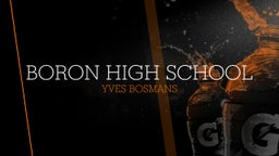 Yves Bosmans's highlights Boron High School