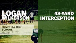 48-yard Interception vs Newton 