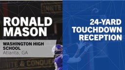 24-yard Touchdown Reception vs Therrell 