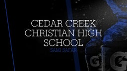 Sami Safar's highlights Cedar Creek Christian High School