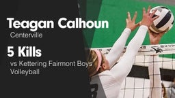 5 Kills vs Kettering Fairmont Boys Volleyball