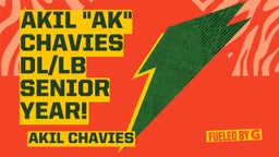Akil "ak" Chavies DL/LB Senior Year!