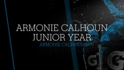 Armonie Calhoun Junior Year