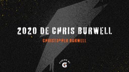 2020 DE Chris Burwell