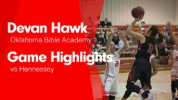 Game Highlights vs Hennessey