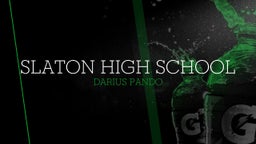 Darius Pando's highlights Slaton High School