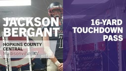 16-yard Touchdown Pass vs Union County 