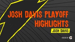 Josh Davis Playoff Highlights