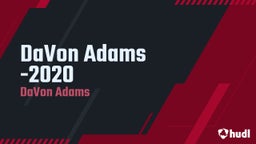 DaVon Adams -2020