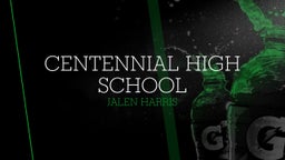 Jalen Harris's highlights Centennial High School