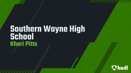 Khari Pitts's highlights Southern Wayne High School