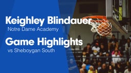 Game Highlights vs Sheboygan South 