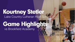 Game Highlights vs Brookfield Academy 