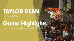 Game Highlights vs Theodore Roosevelt D.C.