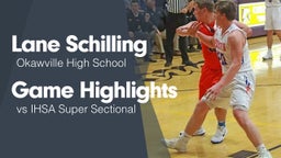 Game Highlights vs IHSA Super Sectional