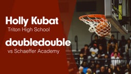Double Double vs Schaeffer Academy