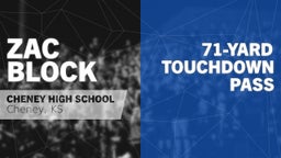 71-yard Touchdown Pass vs Regionals - Wichita Collegiate