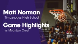 Game Highlights vs Mountain Crest