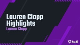 Lauren Clapp Highlights
