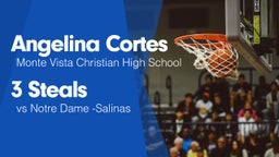 3 Steals vs Notre Dame -Salinas