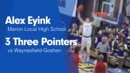 3 Three Pointers vs Waynesfield-Goshen 