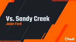 Vs. Sandy Creek