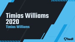 Timias Williams 2020