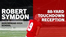 88-yard Touchdown Reception vs Waukesha West 